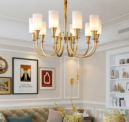Chandelier VASON by Rodesigne — brass designer chandelier, custom lighting by RODESIGNE