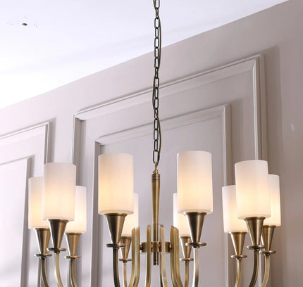 Chandelier VASON by Rodesigne — brass designer chandelier, custom lighting by RODESIGNE