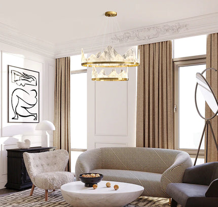 Chandelier MENDEZ by Rodesigne — glass designer chandelier, custom lighting by RODESIGNE