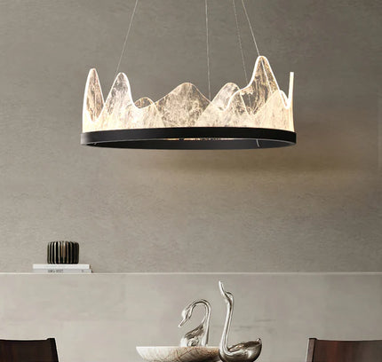 Chandelier MENDEZ by Rodesigne — glass designer chandelier, custom lighting by RODESIGNE