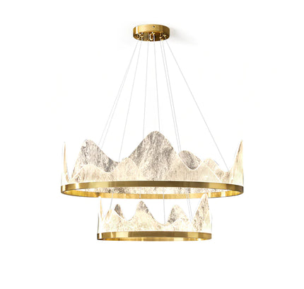 Chandelier MENDEZ by Rodesigne — glass designer chandelier, custom lighting by RODESIGNE