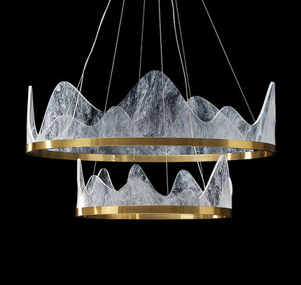 Chandelier MENDEZ by Rodesigne — glass designer chandelier, custom lighting by RODESIGNE