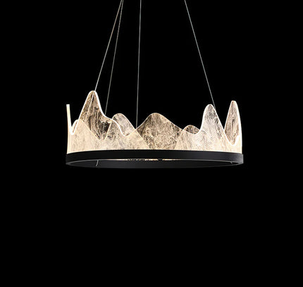 Chandelier MENDEZ by Rodesigne — glass designer chandelier, custom lighting by RODESIGNE