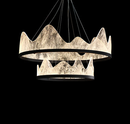 Chandelier MENDEZ by Rodesigne — glass designer chandelier, custom lighting by RODESIGNE