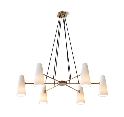 Chandelier MONTFAUCON by Rodesigne — brass designer chandelier, custom lighting by RODESIGNE