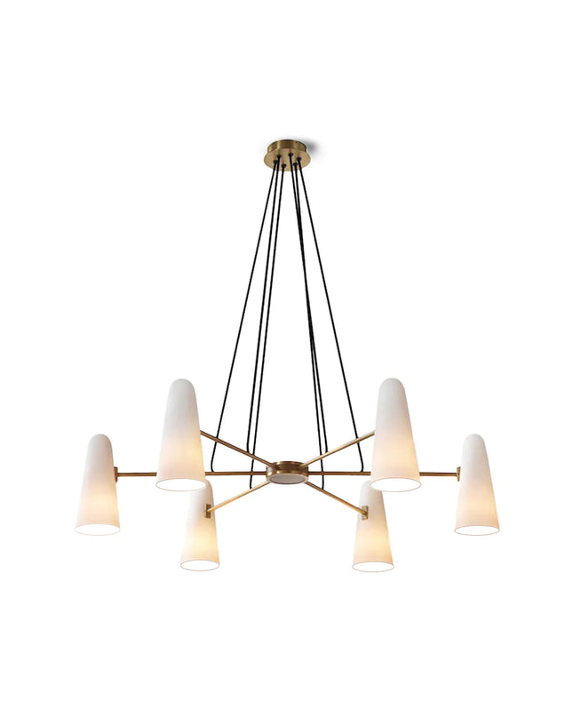 Chandelier MONTFAUCON by Rodesigne — brass designer chandelier, custom lighting by RODESIGNE