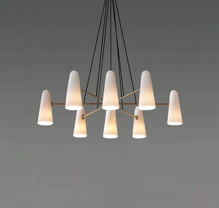 Chandelier MONTFAUCON by Rodesigne — brass designer chandelier, custom lighting by RODESIGNE