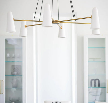 Chandelier MONTFAUCON by Rodesigne — brass designer chandelier, custom lighting by RODESIGNE