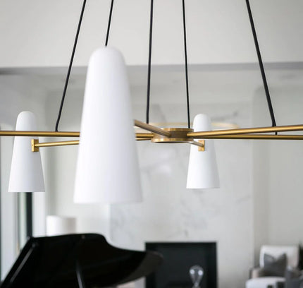 Chandelier MONTFAUCON by Rodesigne — brass designer chandelier, custom lighting by RODESIGNE