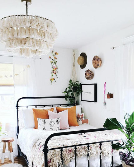 Pendant lamp MULTICOLOUR TASSEL by Rodesigne