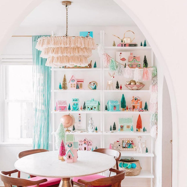 Pendant lamp MULTICOLOUR TASSEL by Rodesigne