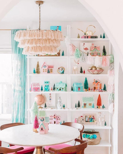 Pendant lamp MULTICOLOUR TASSEL by Rodesigne