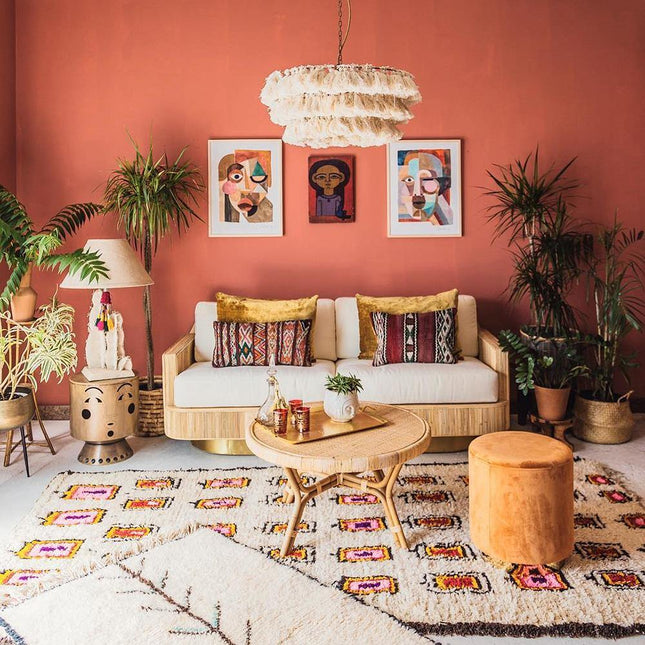 Pendant lamp MULTICOLOUR TASSEL by Rodesigne