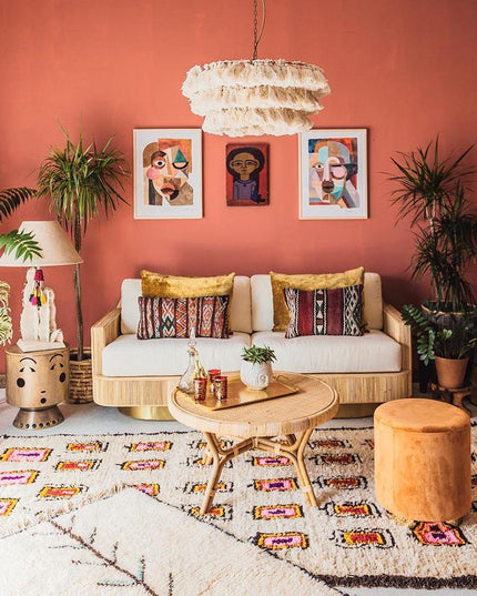 Pendant lamp MULTICOLOUR TASSEL by Rodesigne