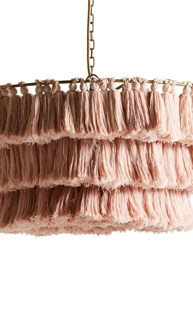 Pendant lamp MULTICOLOUR TASSEL by Rodesigne