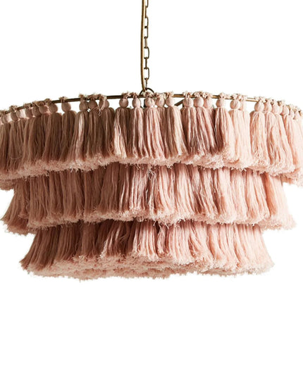 Pendant lamp MULTICOLOUR TASSEL by Rodesigne