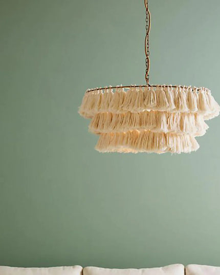 Pendant lamp MULTICOLOUR TASSEL by Rodesigne