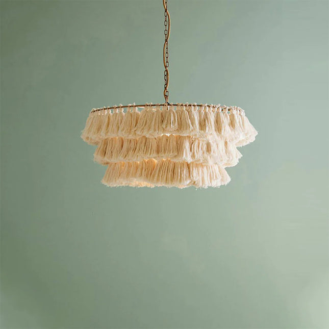 Pendant lamp MULTICOLOUR TASSEL by Rodesigne