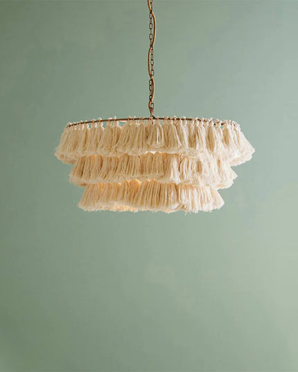 Pendant lamp MULTICOLOUR TASSEL by Rodesigne