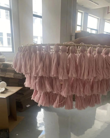 Pendant lamp MULTICOLOUR TASSEL by Rodesigne