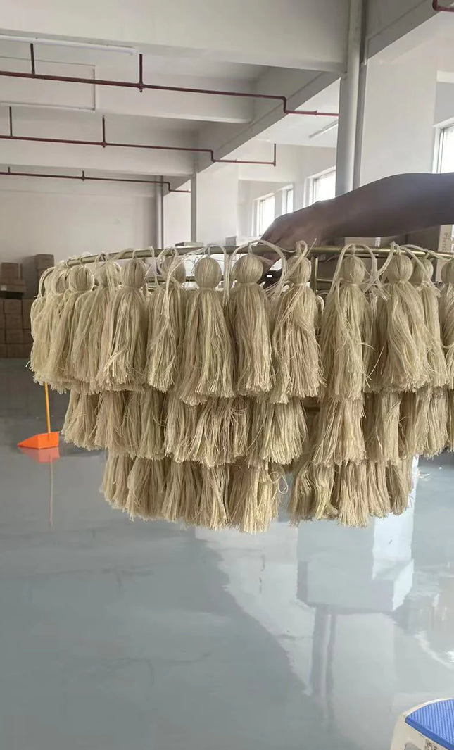 Pendant lamp MULTICOLOUR TASSEL by Rodesigne