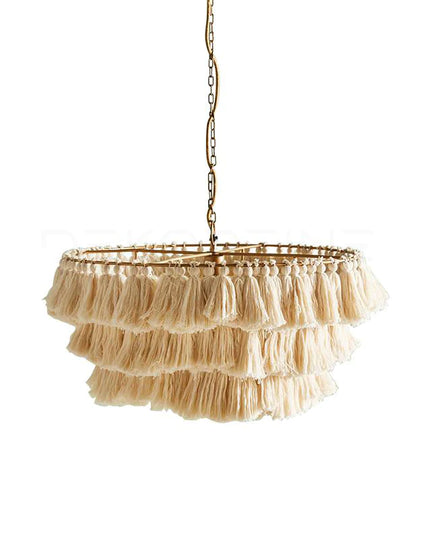 Pendant lamp MULTICOLOUR TASSEL by Rodesigne