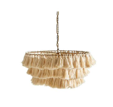 Pendant lamp MULTICOLOUR TASSEL by Rodesigne — modern pendant light, custom designer lighting by RODESIGNE