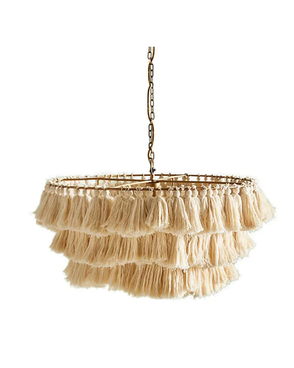 Pendant lamp MULTICOLOUR TASSEL by Rodesigne
