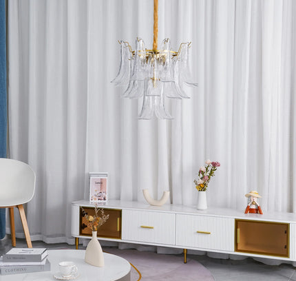Chandelier MURANO by Rodesigne — brass designer chandelier, custom lighting by RODESIGNE