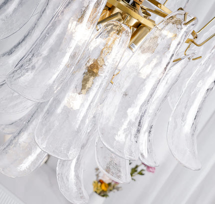 Chandelier MURANO by Rodesigne — brass designer chandelier, custom lighting by RODESIGNE