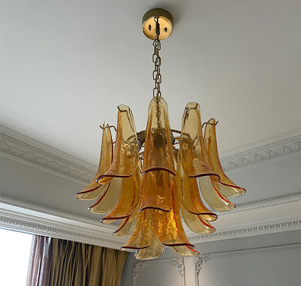 Chandelier MURANO by Rodesigne — brass designer chandelier, custom lighting by RODESIGNE