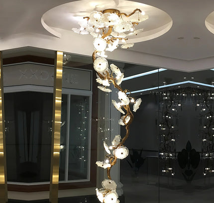 Chandelier ENUFAR by Rodesigne — designer chandelier, custom lighting by RODESIGNE