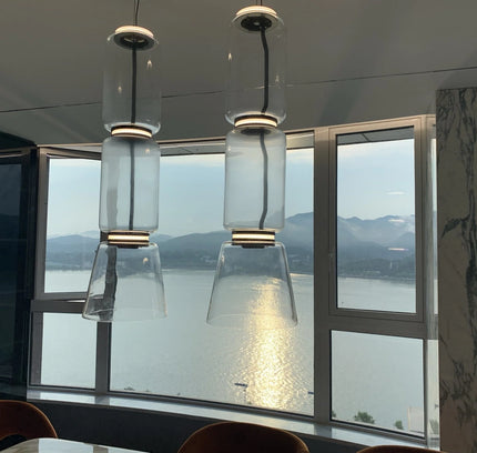 Pendant lamp IC by Rodesigne — glass modern pendant light, custom designer lighting by RODESIGNE