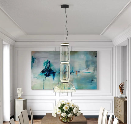 Pendant lamp IC by Rodesigne — glass modern pendant light, custom designer lighting by RODESIGNE
