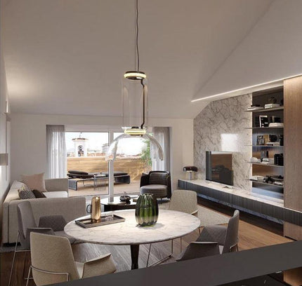 Pendant lamp IC by Rodesigne — glass modern pendant light, custom designer lighting by RODESIGNE