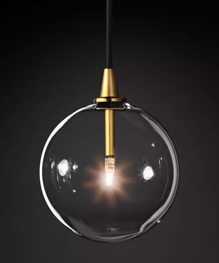 Pendant lamp GLOBE MOBILE by Rodesigne — glass modern pendant light, custom designer lighting by RODESIGNE