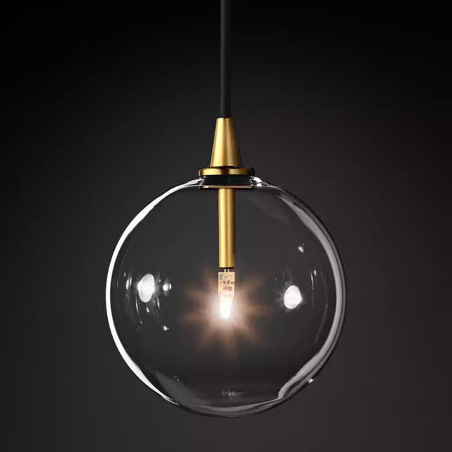 Pendant lamp GLOBE MOBILE by Rodesigne — glass modern pendant light, custom designer lighting by RODESIGNE