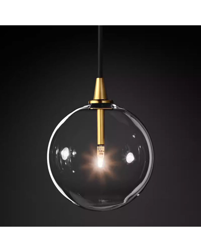 Pendant lamp GLOBE MOBILE by Rodesigne — glass modern pendant light, custom designer lighting by RODESIGNE