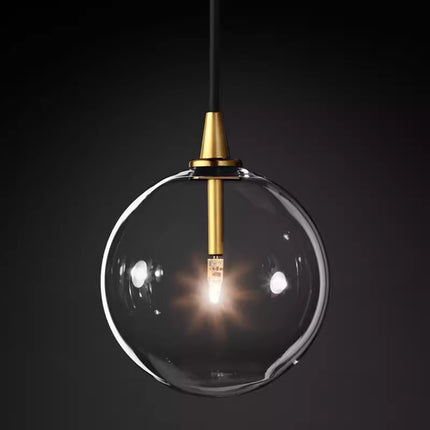 Pendant lamp GLOBE MOBILE by Rodesigne — glass modern pendant light, custom designer lighting by RODESIGNE