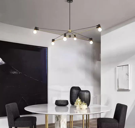 Chandelier ALKIE by Rodesigne — brass designer chandelier, custom lighting by RODESIGNE