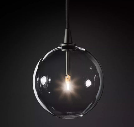 Pendant lamp GLOBE MOBILE by Rodesigne — glass modern pendant light, custom designer lighting by RODESIGNE