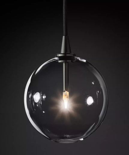 Pendant lamp GLOBE MOBILE by Rodesigne — glass modern pendant light, custom designer lighting by RODESIGNE