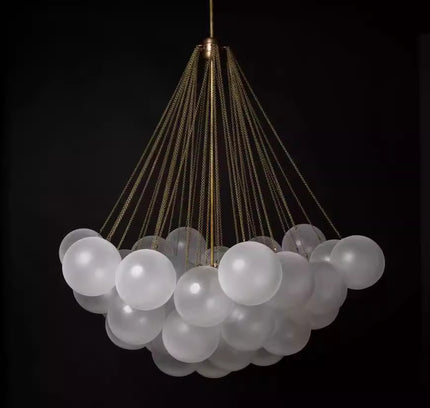 Chandelier CLOE by Rodesigne — glass designer chandelier, custom lighting by RODESIGNE