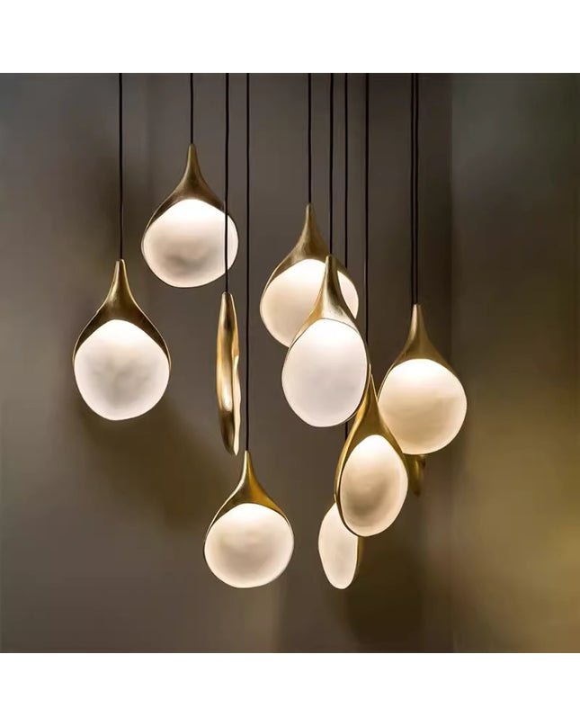 Pendant SUBANT by Rodesigne — brass modern pendant light, custom designer lighting by RODESIGNE