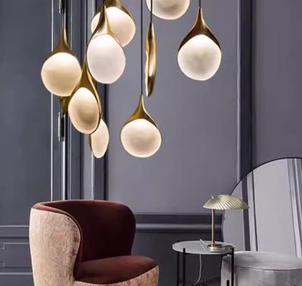 Pendant SUBANT by Rodesigne — brass modern pendant light, custom designer lighting by RODESIGNE