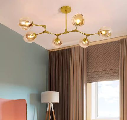 Chandelier BRANNA by Rodesigne — brass designer chandelier, custom lighting by RODESIGNE