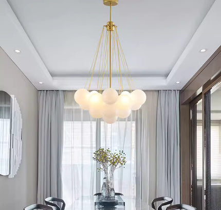 Chandelier CLOE by Rodesigne — glass designer chandelier, custom lighting by RODESIGNE