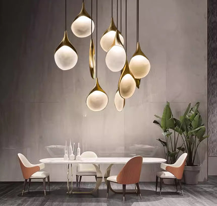 Pendant SUBANT by Rodesigne — brass modern pendant light, custom designer lighting by RODESIGNE
