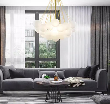 Chandelier CLOE by Rodesigne — glass designer chandelier, custom lighting by RODESIGNE