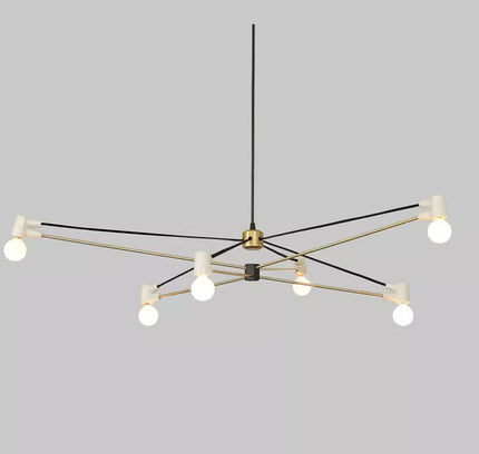 Chandelier ALKIE by Rodesigne — brass designer chandelier, custom lighting by RODESIGNE